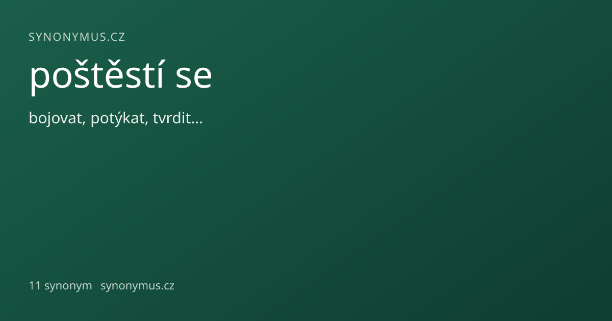 Náhled odkazu: poštěstí se