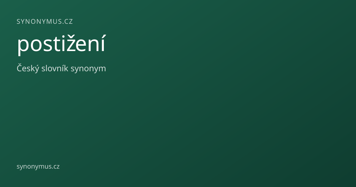 Náhled odkazu: postižení