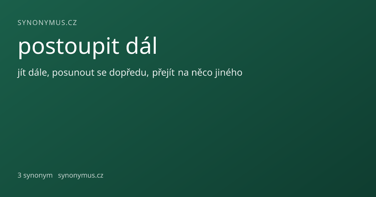 Náhled odkazu: postoupit dál