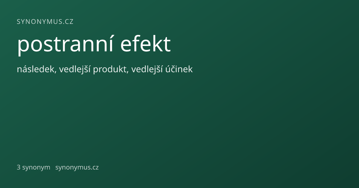 Náhled odkazu: postranní efekt