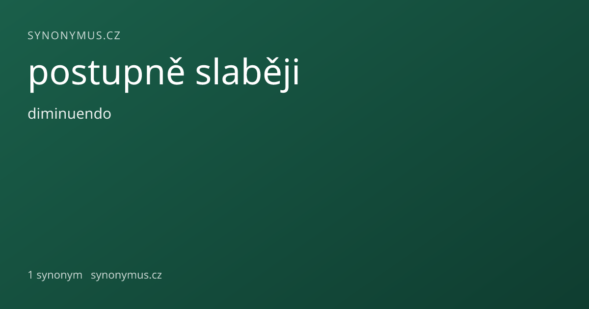 Náhled odkazu: postupně slaběji