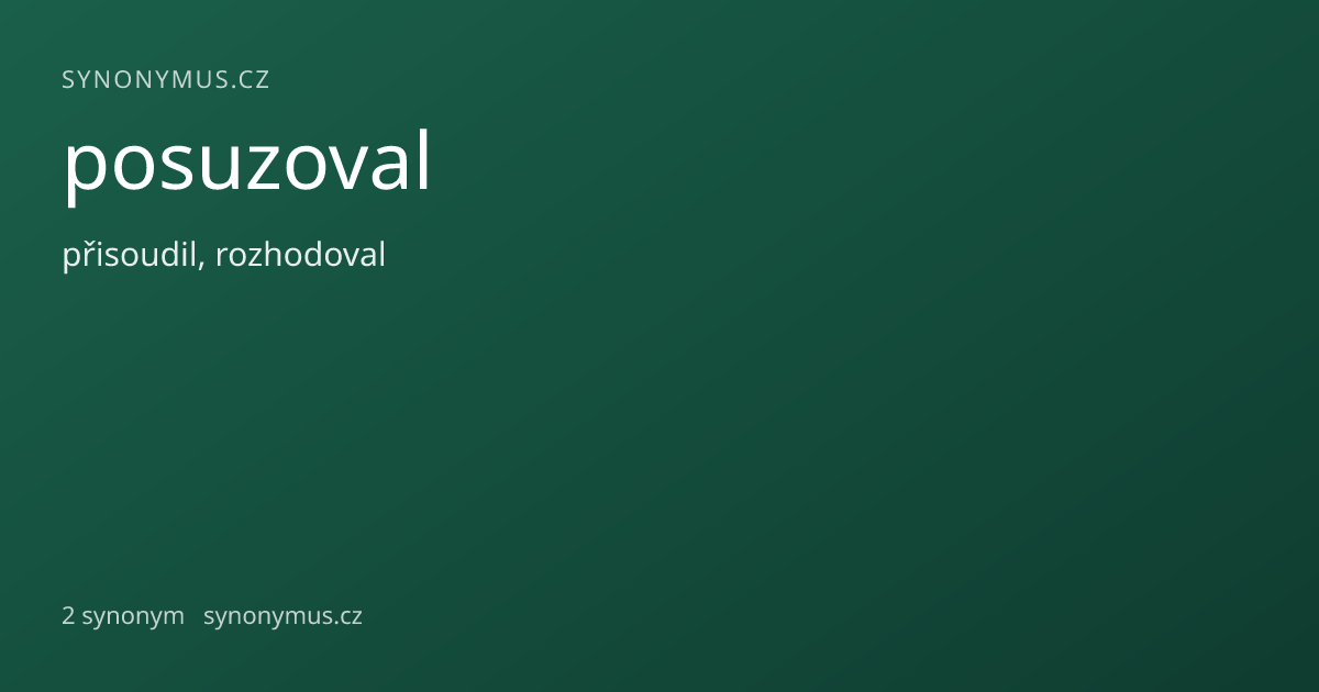 Náhled odkazu: posuzoval