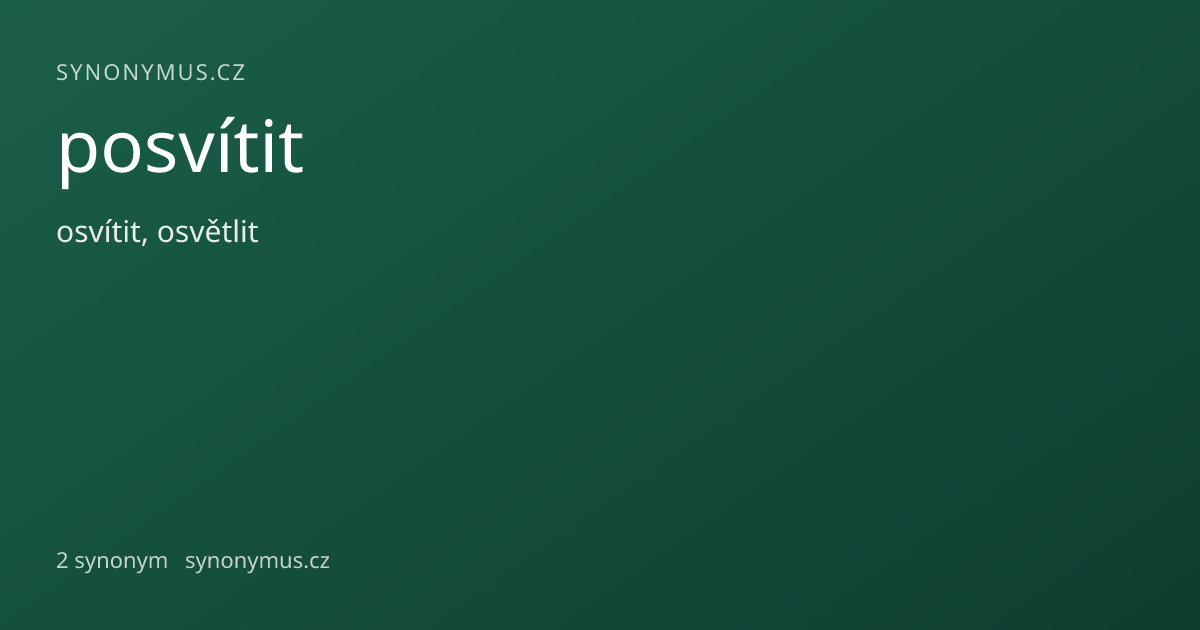 Náhled odkazu: posvítit