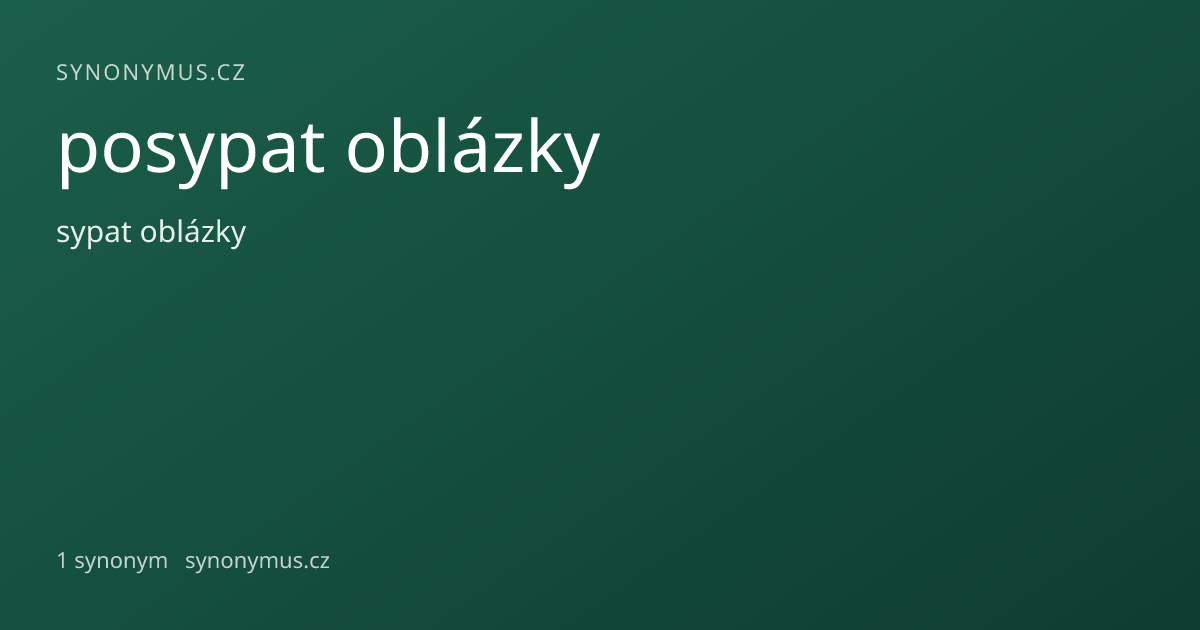Náhled odkazu: posypat oblázky