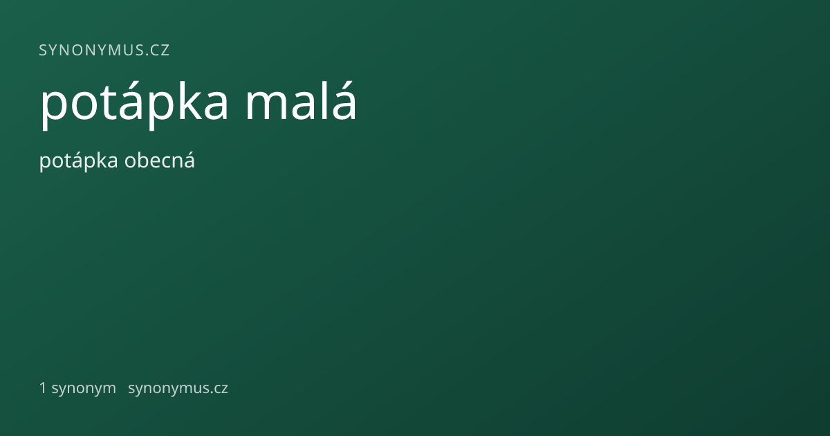 Náhled odkazu: potápka malá