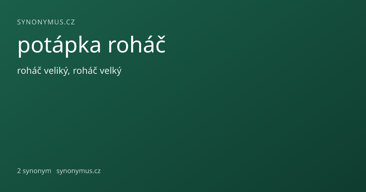 Náhled odkazu: potápka roháč