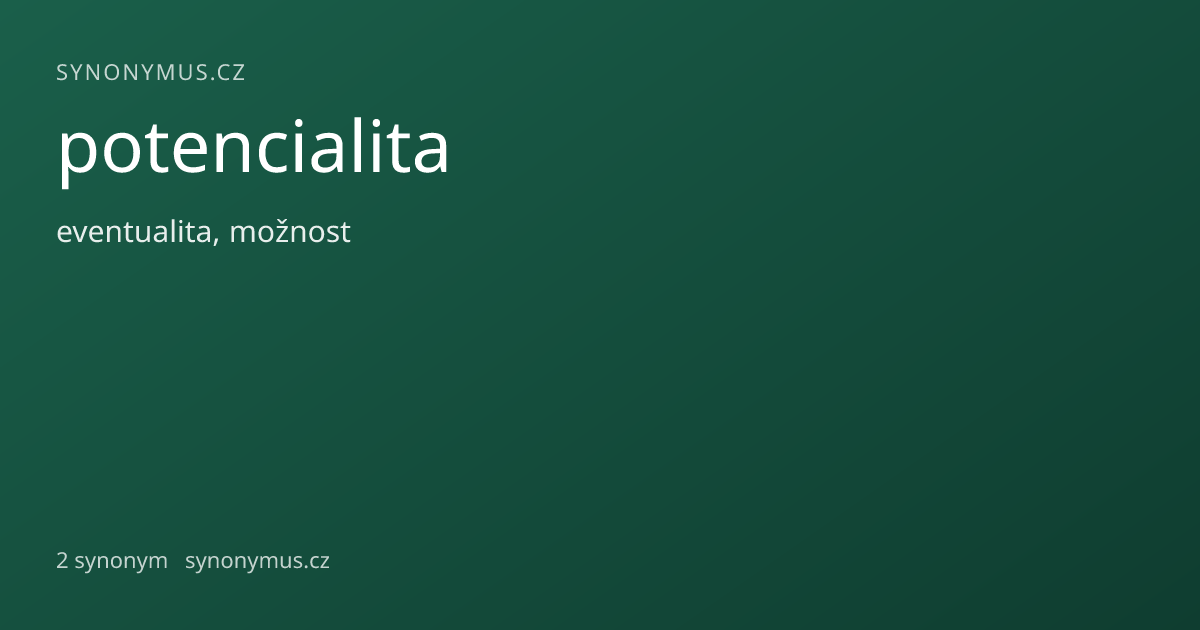 Náhled odkazu: potencialita