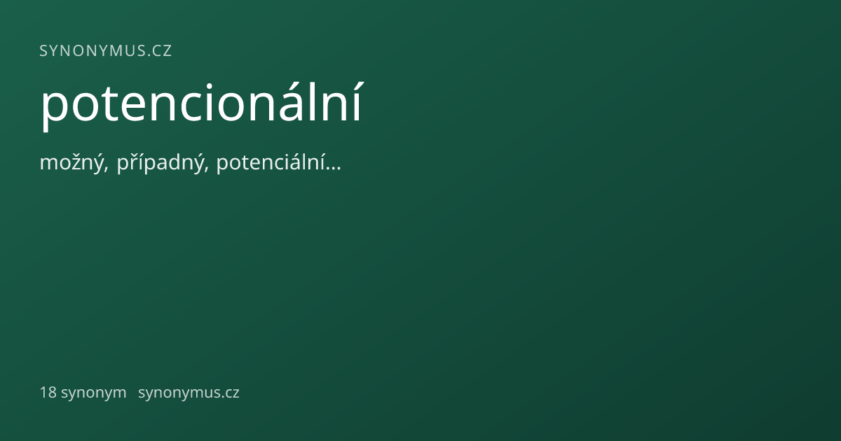Náhled odkazu: potencionální