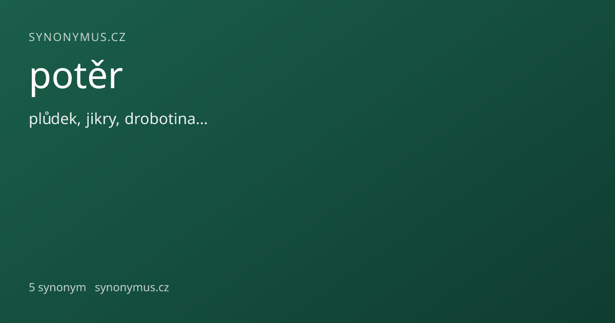 Náhled odkazu: potěr
