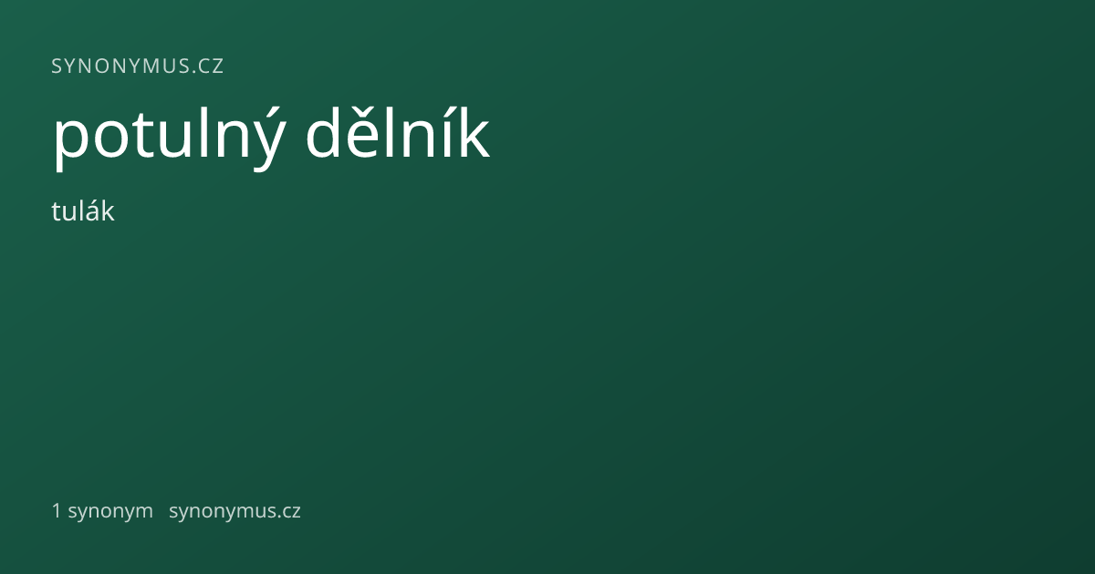 Náhled odkazu: potulný dělník