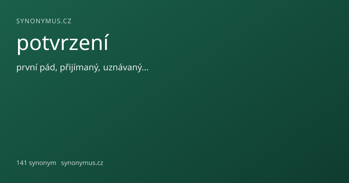Náhled odkazu: potvrzení