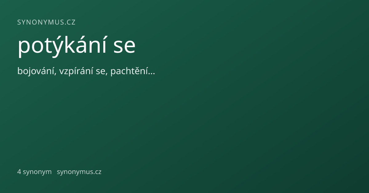 Náhled odkazu: potýkání se