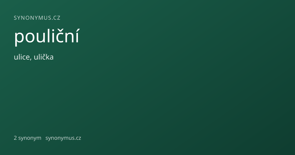 Náhled odkazu: pouliční