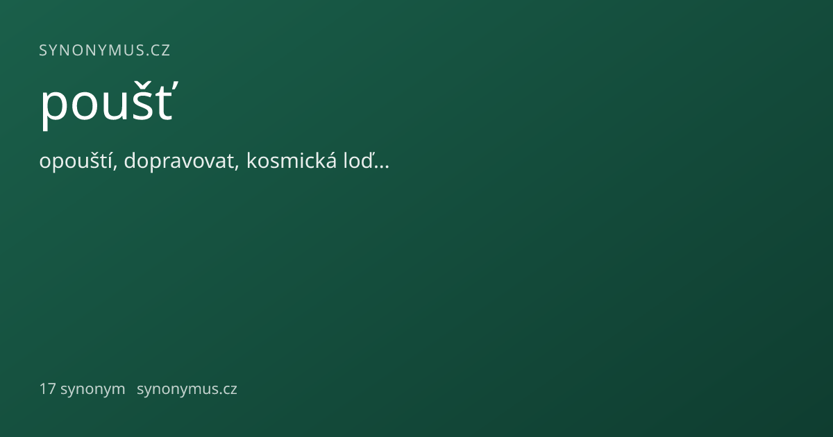 Náhled odkazu: poušť
