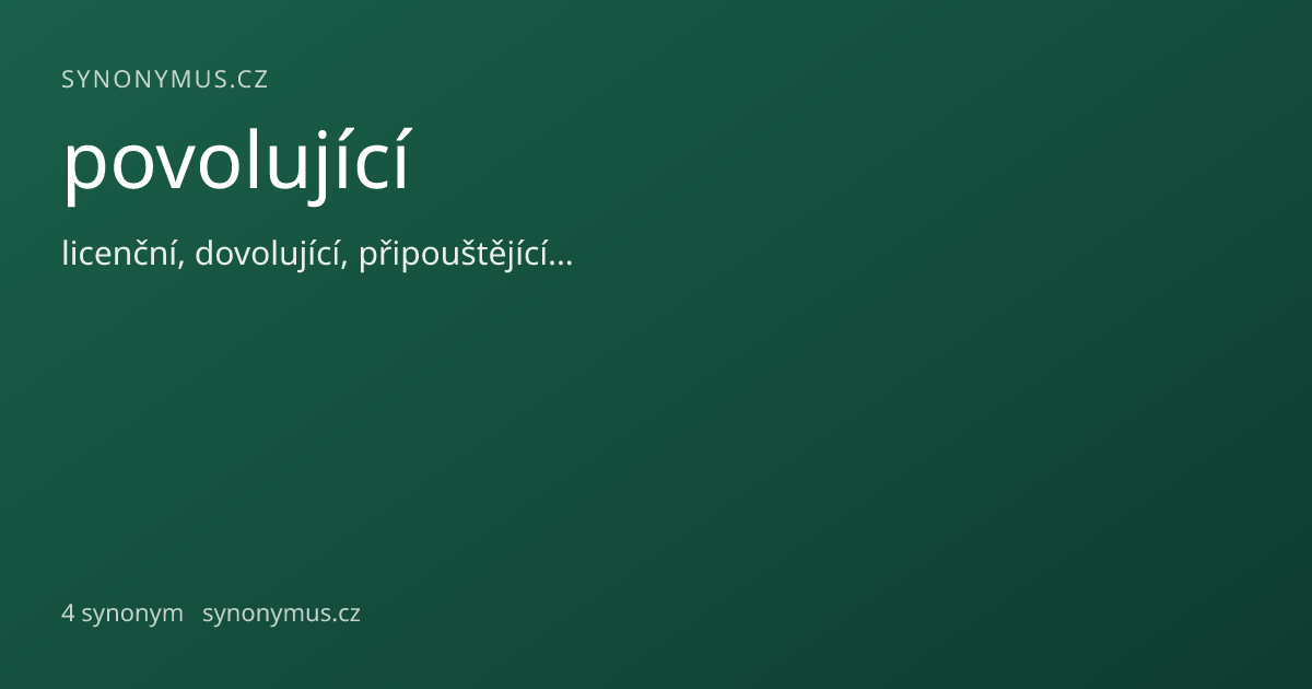 Náhled odkazu: povolující