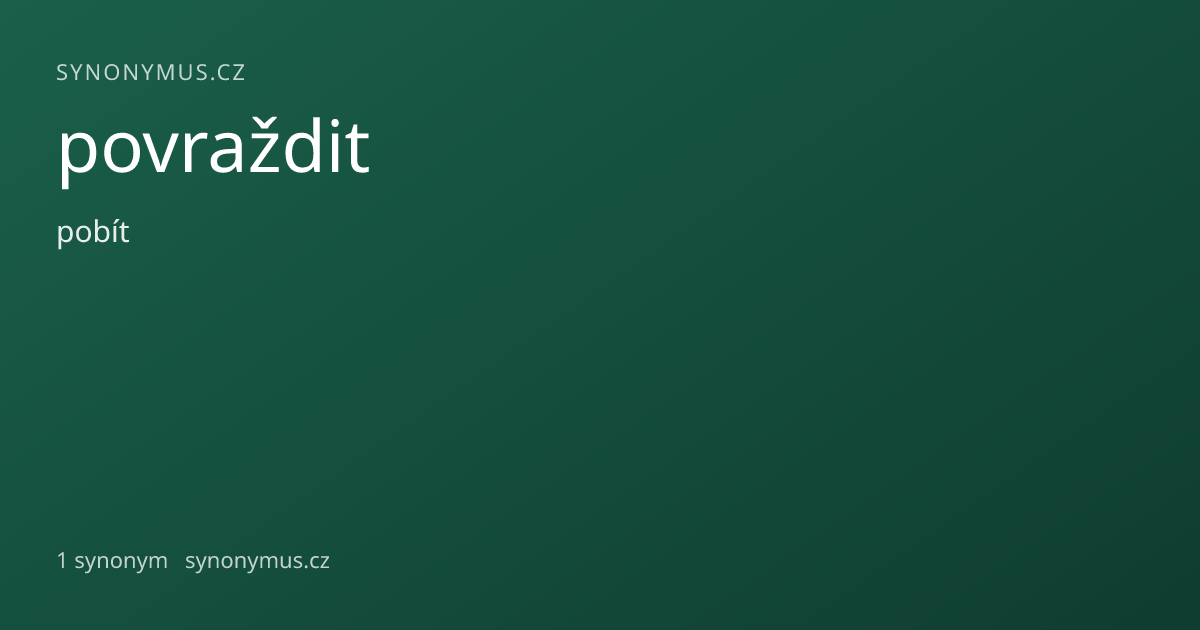 Náhled odkazu: povraždit