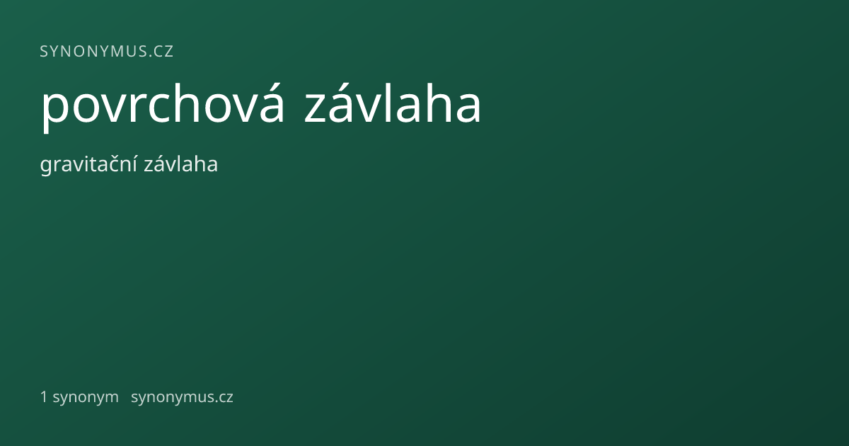Náhled odkazu: povrchová závlaha