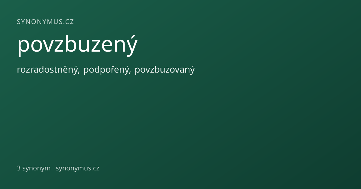 Náhled odkazu: povzbuzený