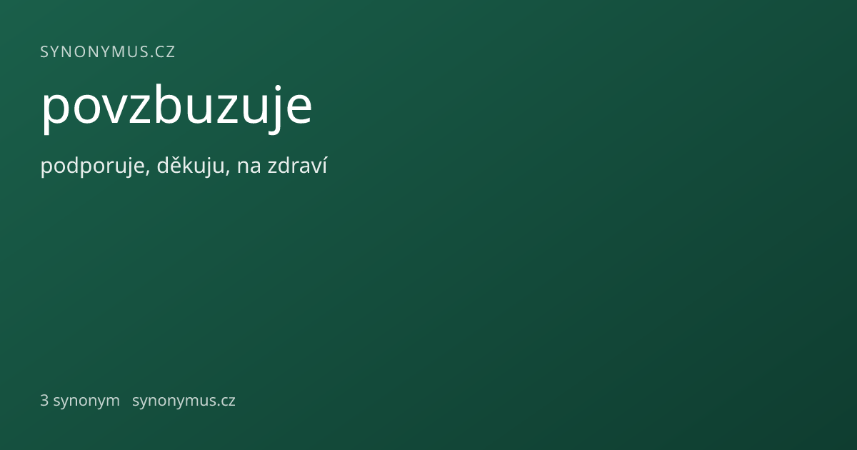 Náhled odkazu: povzbuzuje
