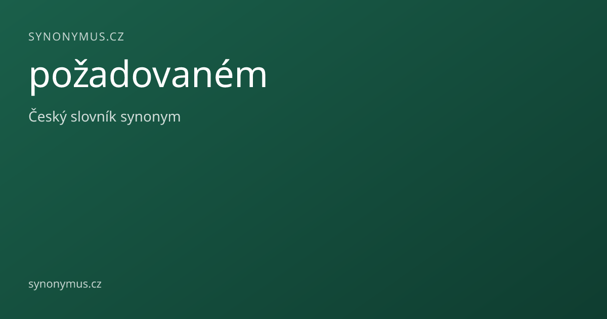 Náhled odkazu: požadovaném