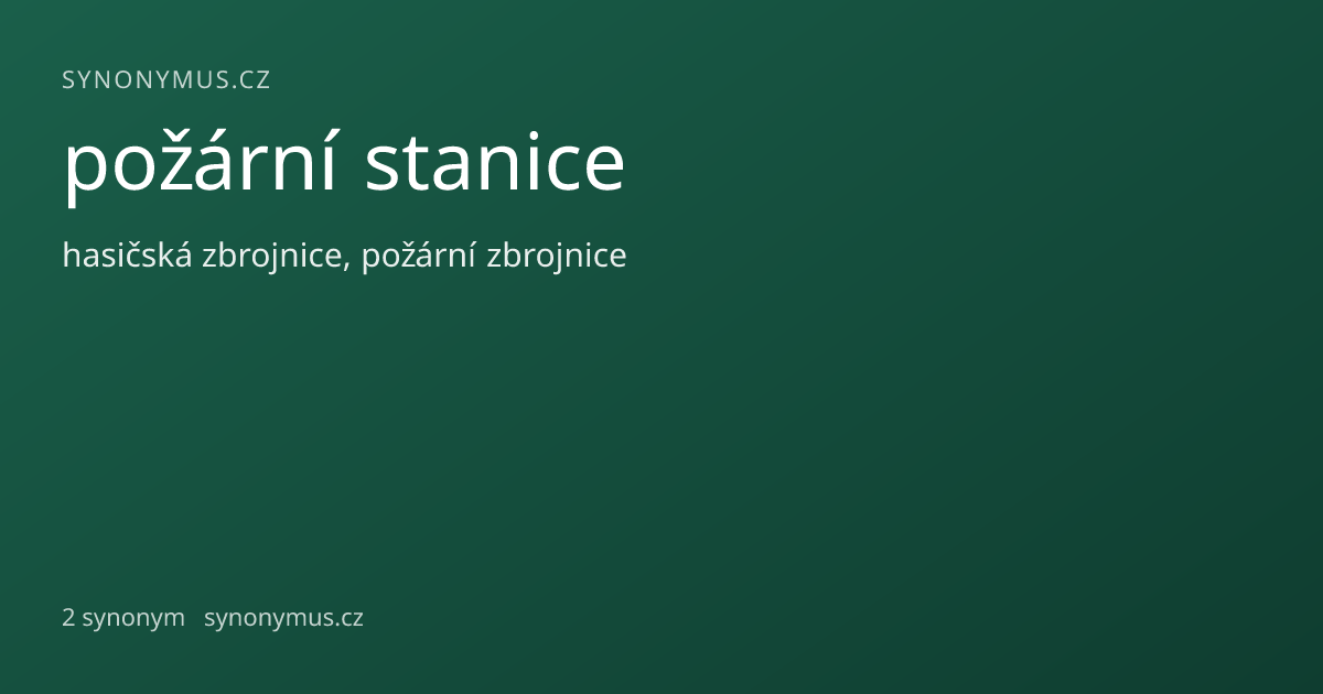 Náhled odkazu: požární stanice