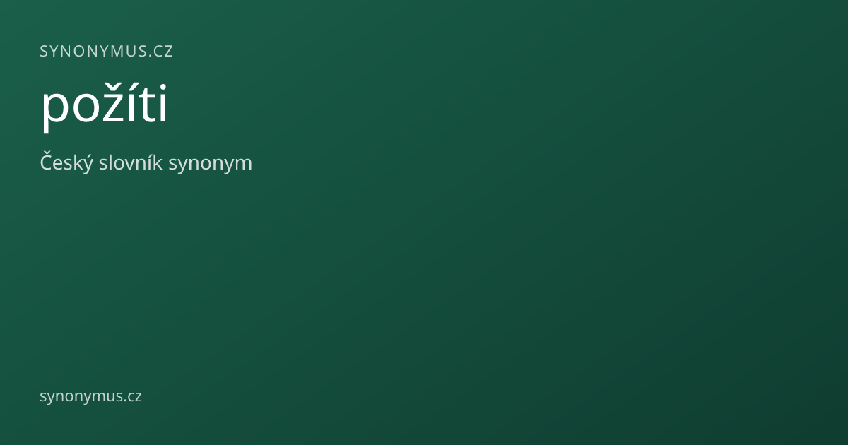 Náhled odkazu: požíti