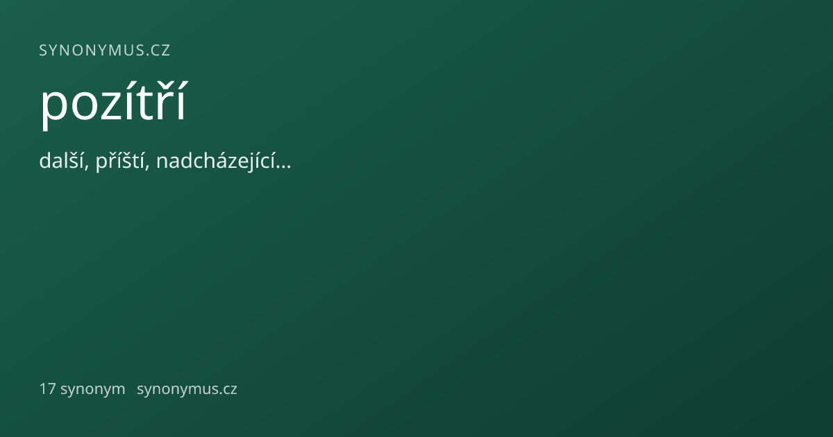 Náhled odkazu: pozítří