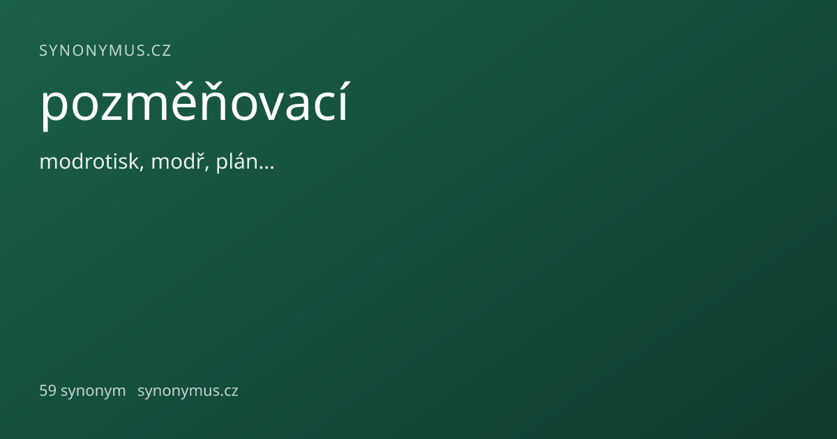 Náhled odkazu: pozměňovací