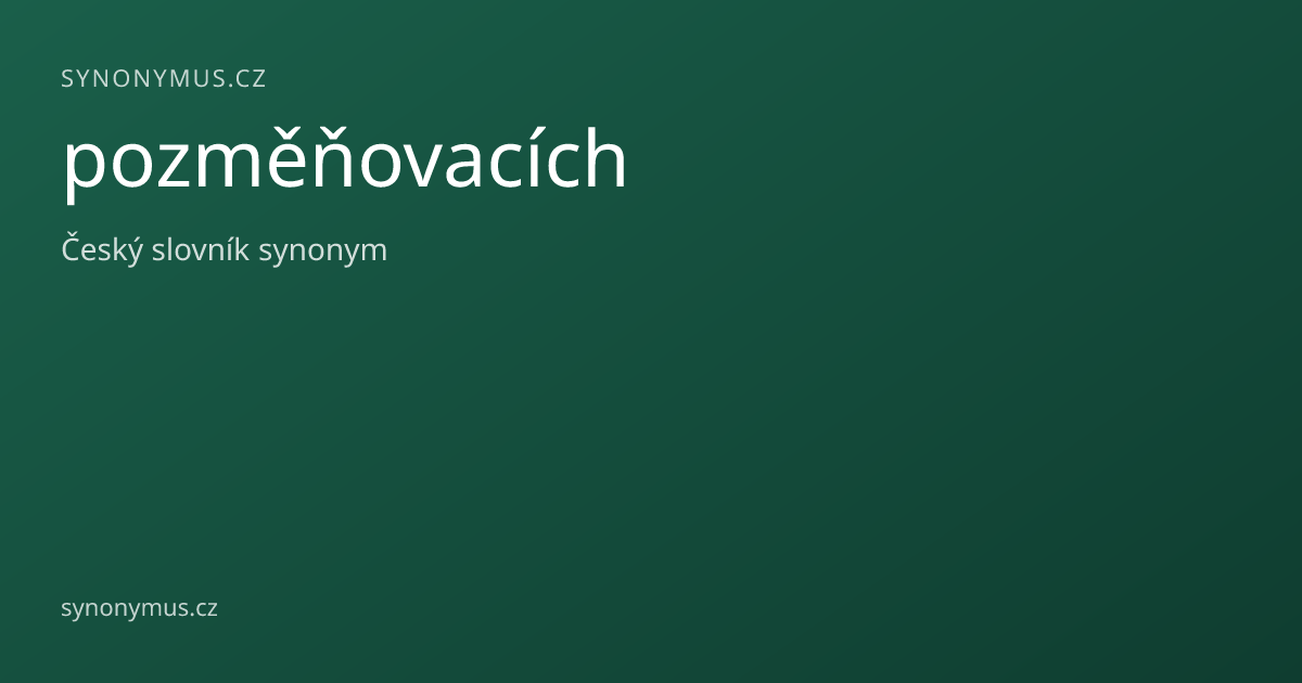 Náhled odkazu: pozměňovacích