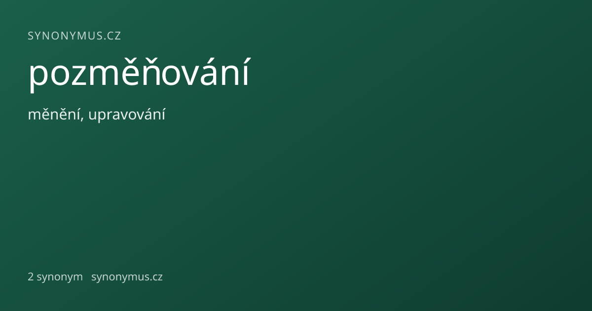 Náhled odkazu: pozměňování