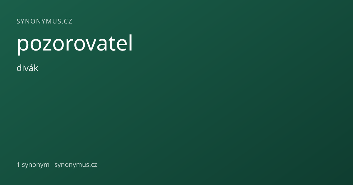 Náhled odkazu: pozorovatel
