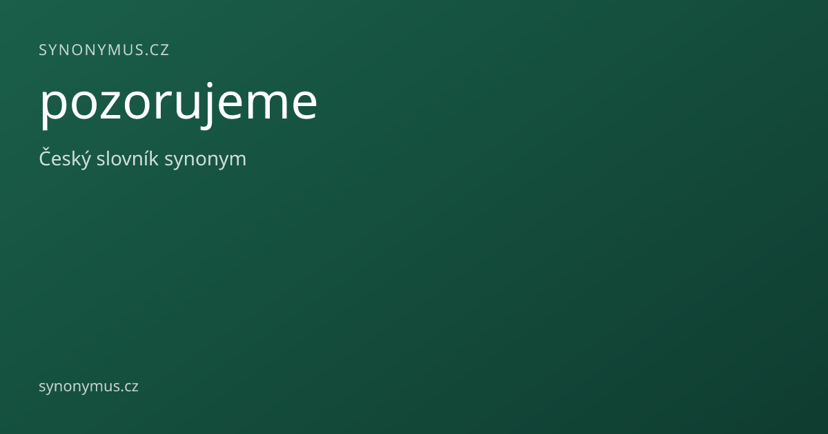 Náhled odkazu: pozorujeme