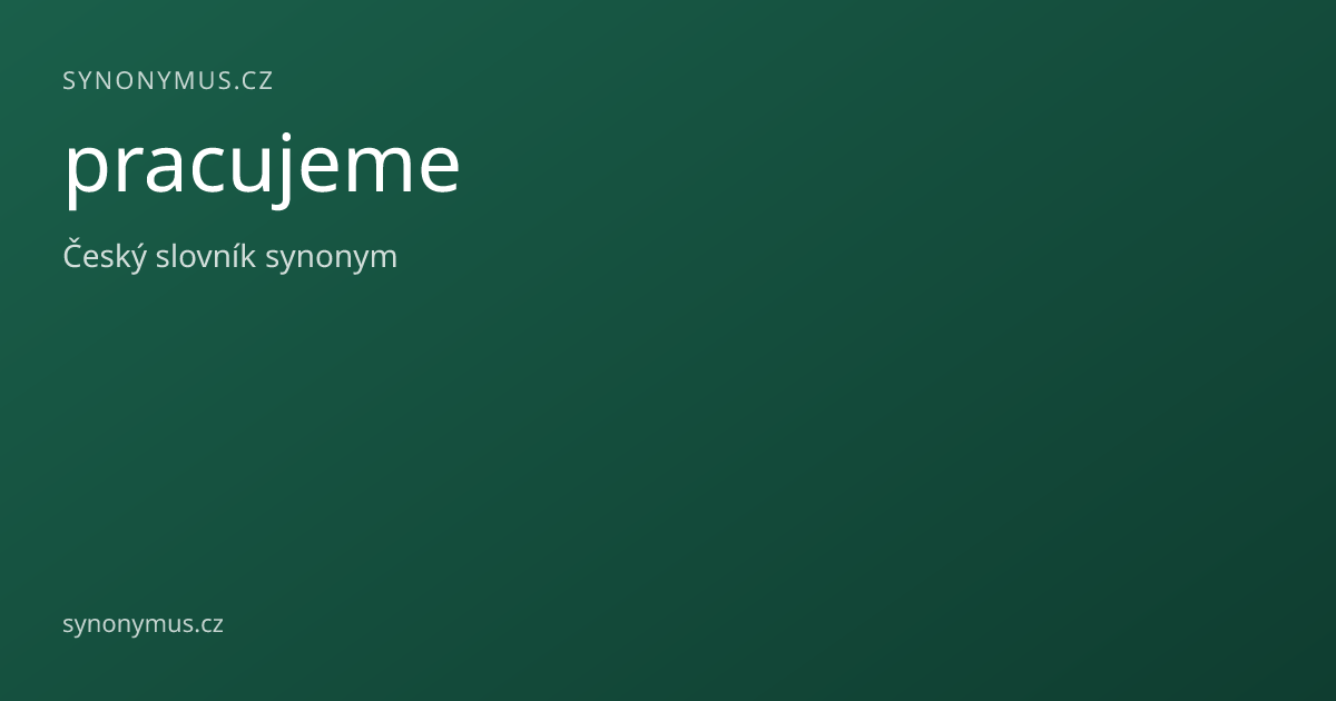 Náhled odkazu: pracujeme