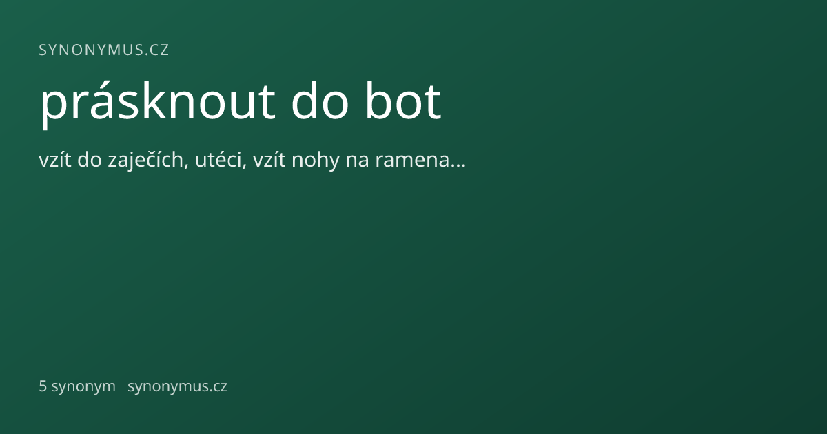 Náhled odkazu: prásknout do bot