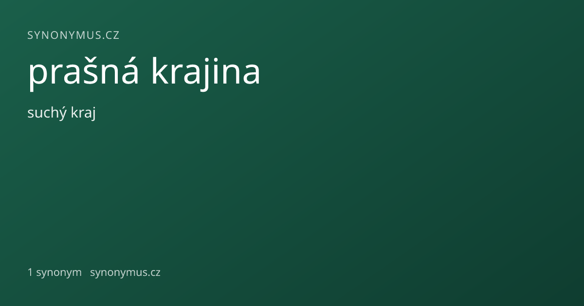 Náhled odkazu: prašná krajina