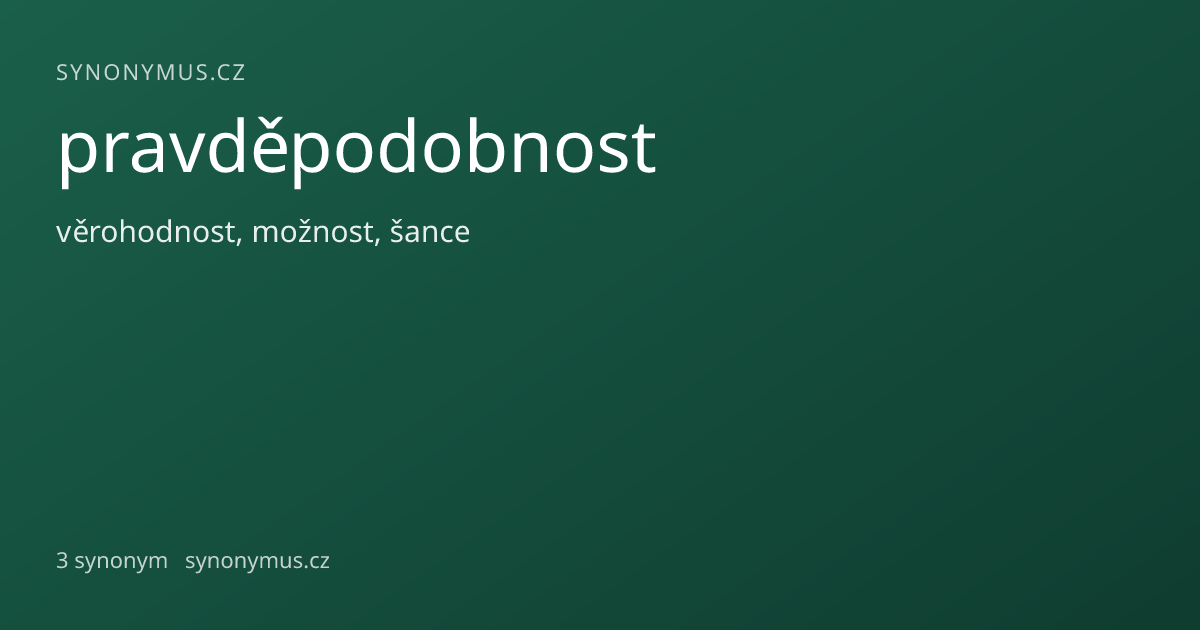 Náhled odkazu: pravděpodobnost