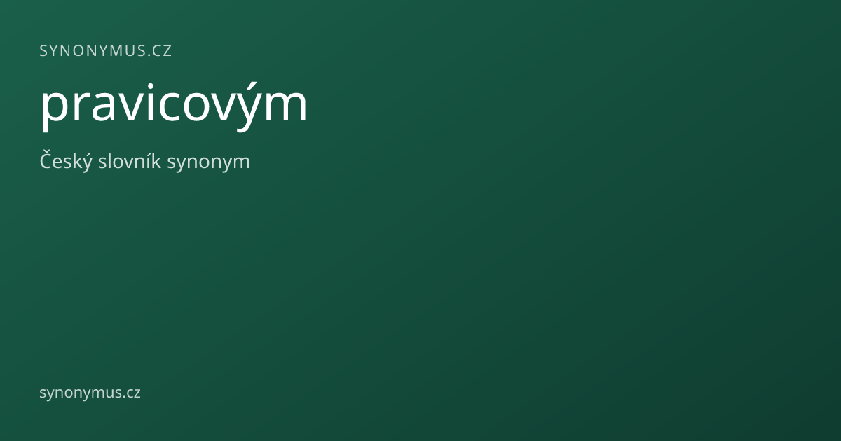 Náhled odkazu: pravicovým