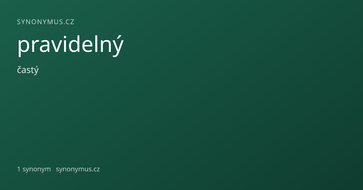 Náhled odkazu: pravidelný