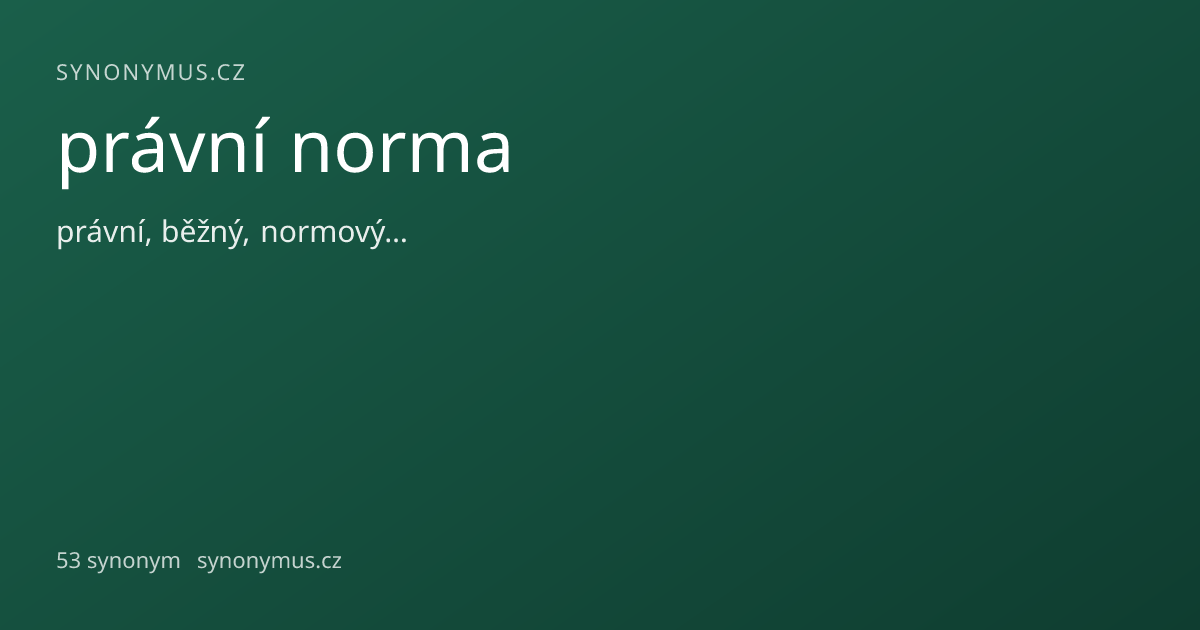 Náhled odkazu: právní norma