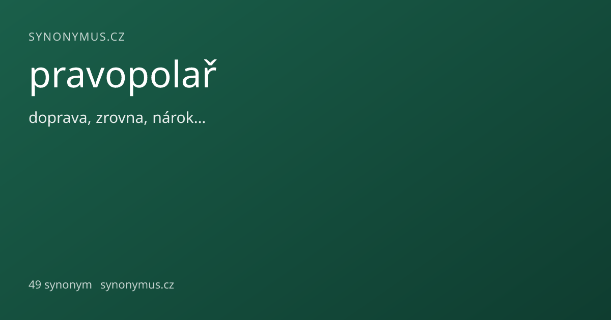 Náhled odkazu: pravopolař