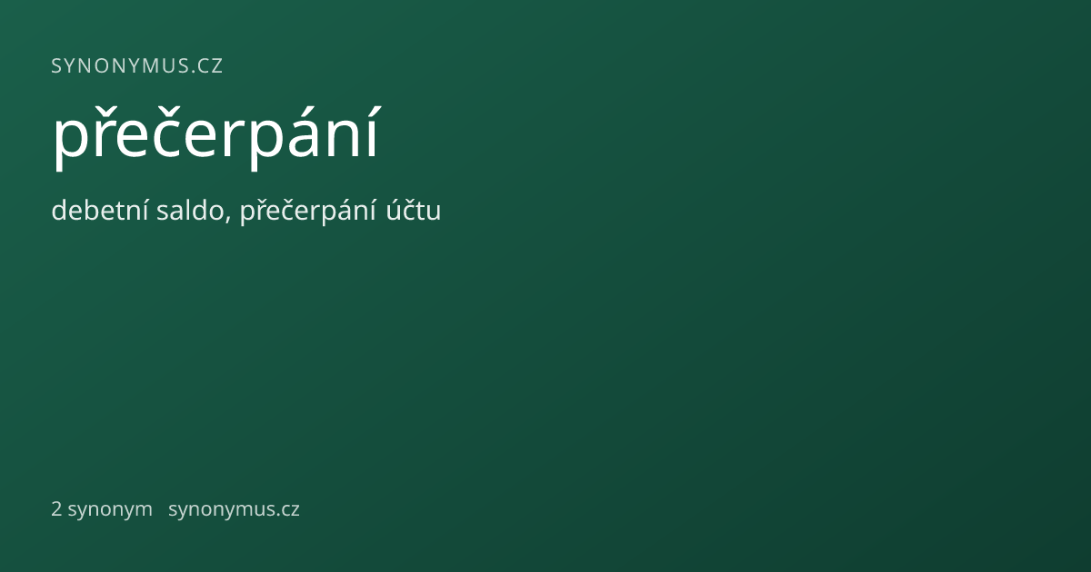 Náhled odkazu: přečerpání