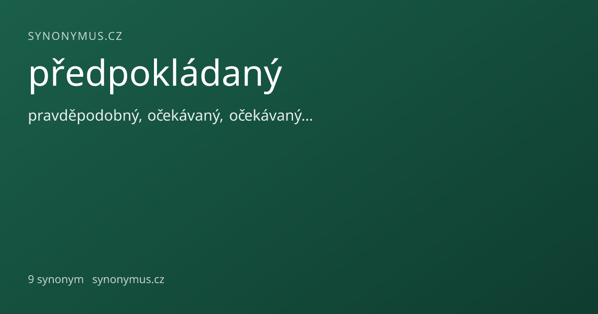 Náhled odkazu: předpokládaný