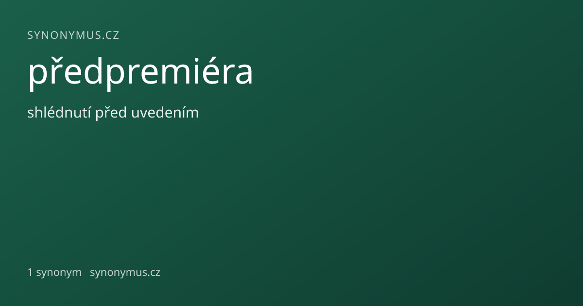 Náhled odkazu: předpremiéra