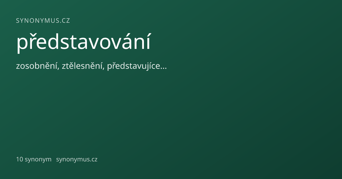 Náhled odkazu: představování