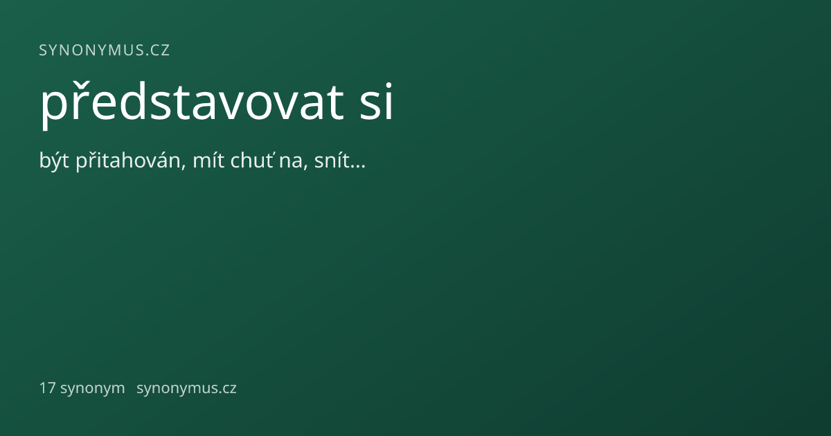 Náhled odkazu: představovat si