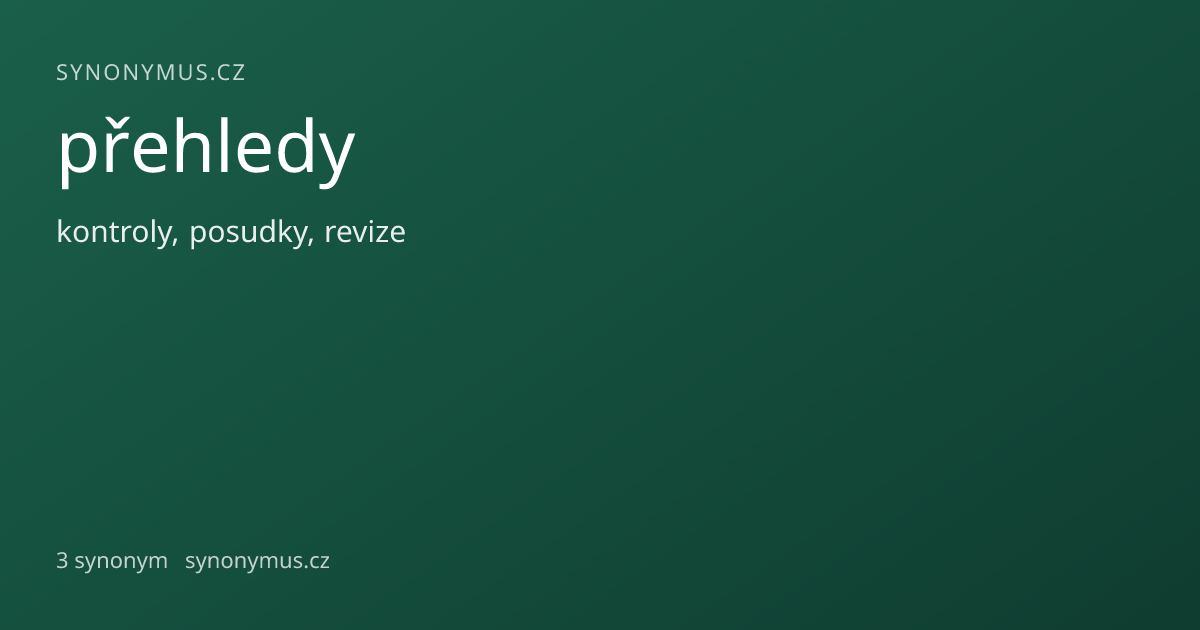 Náhled odkazu: přehledy
