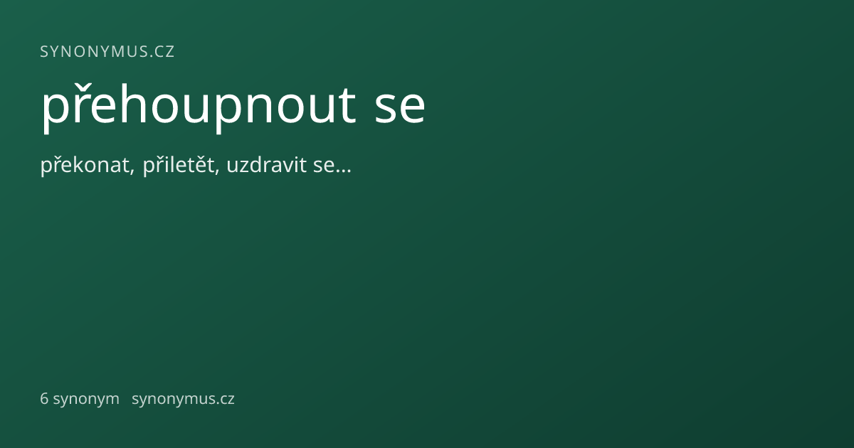 Náhled odkazu: přehoupnout se