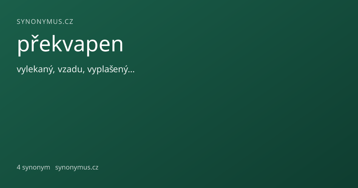 Náhled odkazu: překvapen