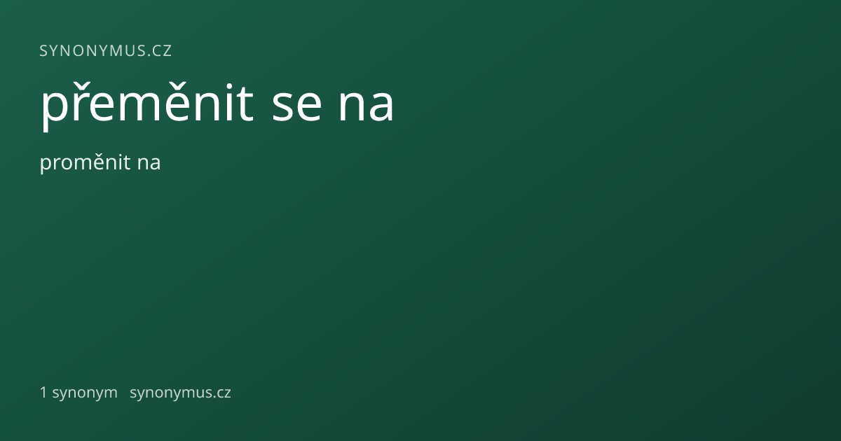 Náhled odkazu: přeměnit se na