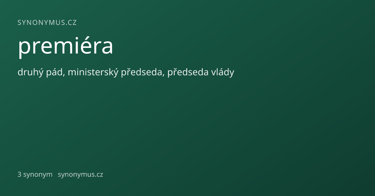 Náhled odkazu: premiéra